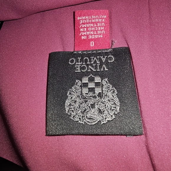 NWT Vince Camuto Pink Embroidered Puff Sleeve Shift Dress Size 0 - Picture 5 of 13